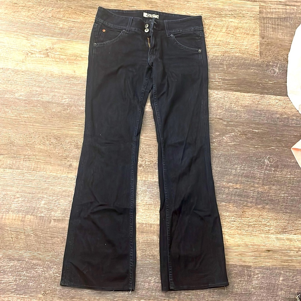 Hudson low rise flared pocketed jeans size 27